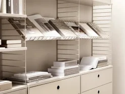 String Furniture Reolsystemer<Magasinhylde, træ fra String