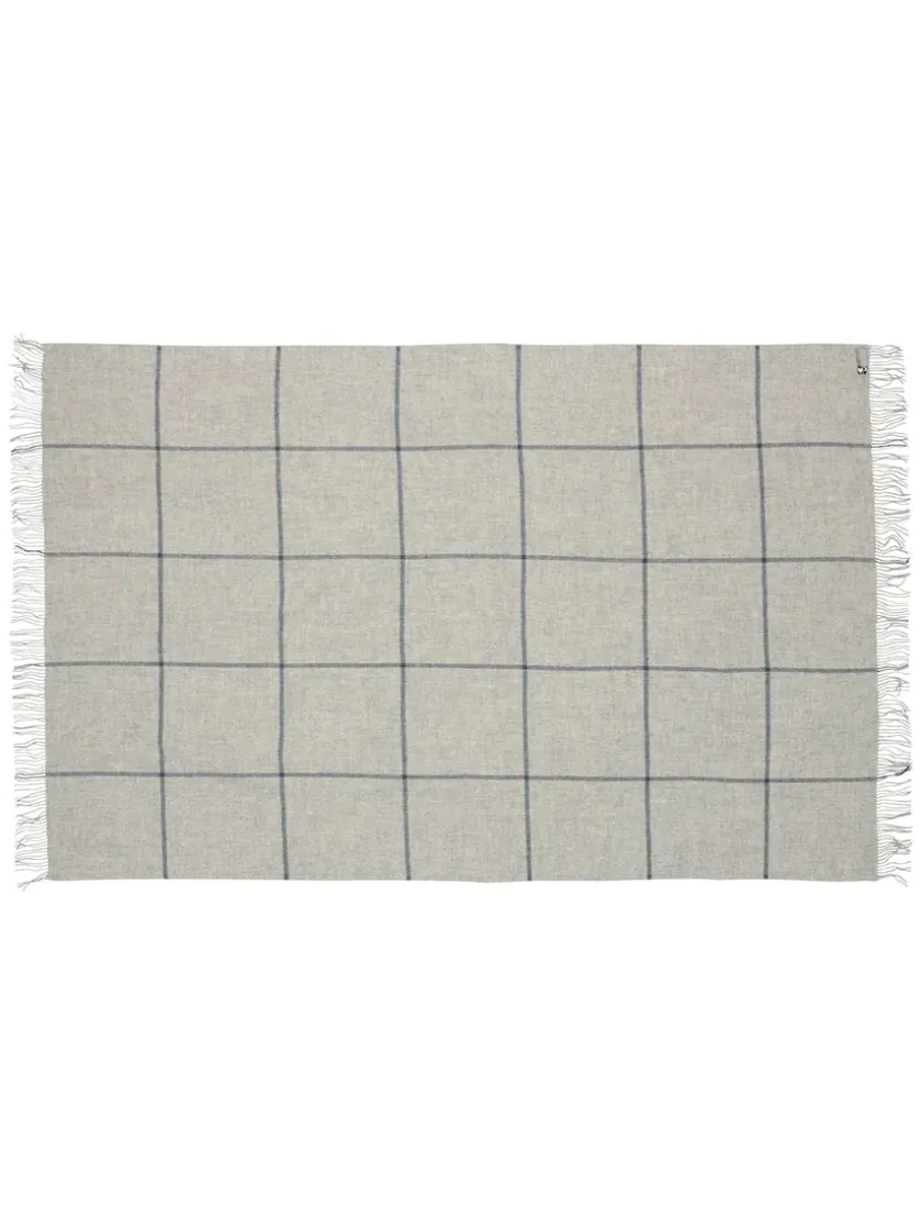 Silkeborg Uldspinderi Puder Og Plaider<Mandø Plaid, nordic grey fra