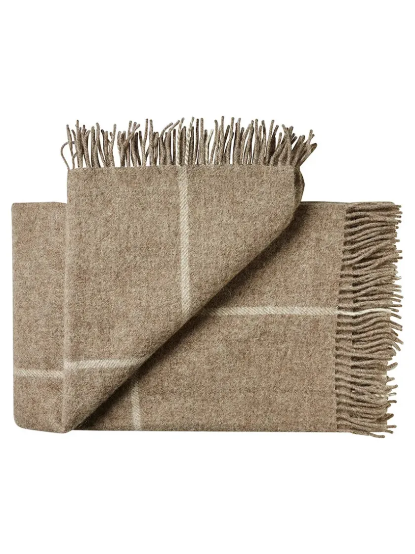 Silkeborg Uldspinderi Puder Og Plaider<Mandø Plaid, nordic grey fra