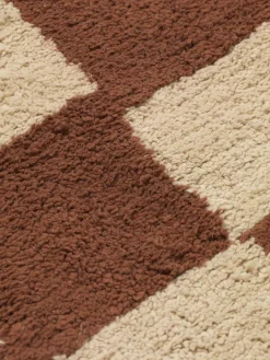 Ferm Living Gulvtæpper<Mara Washable Rug 90 x 150 cm, rust fra
