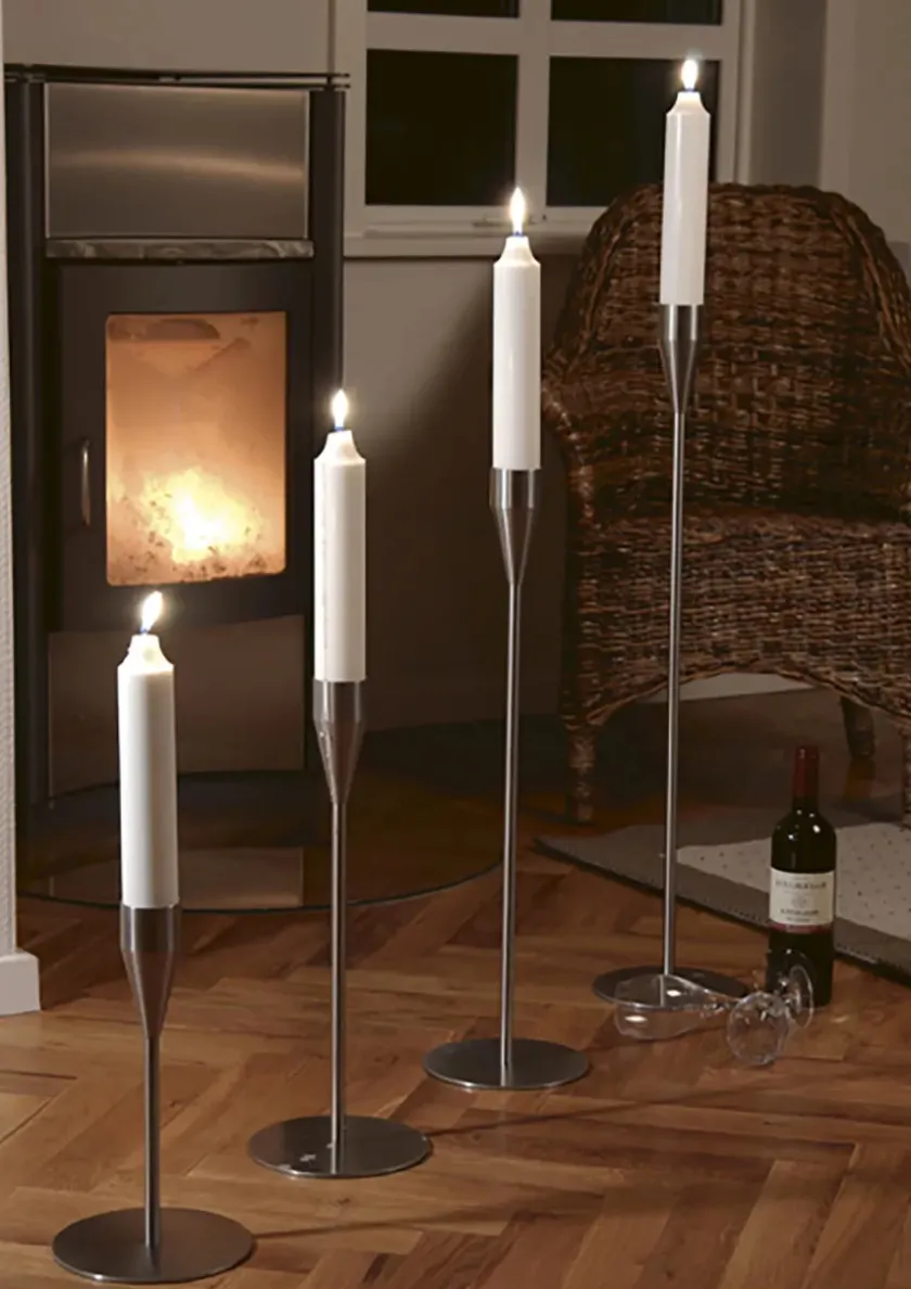 Piet Hein Lysestager<Mars Lysestage, sort fra