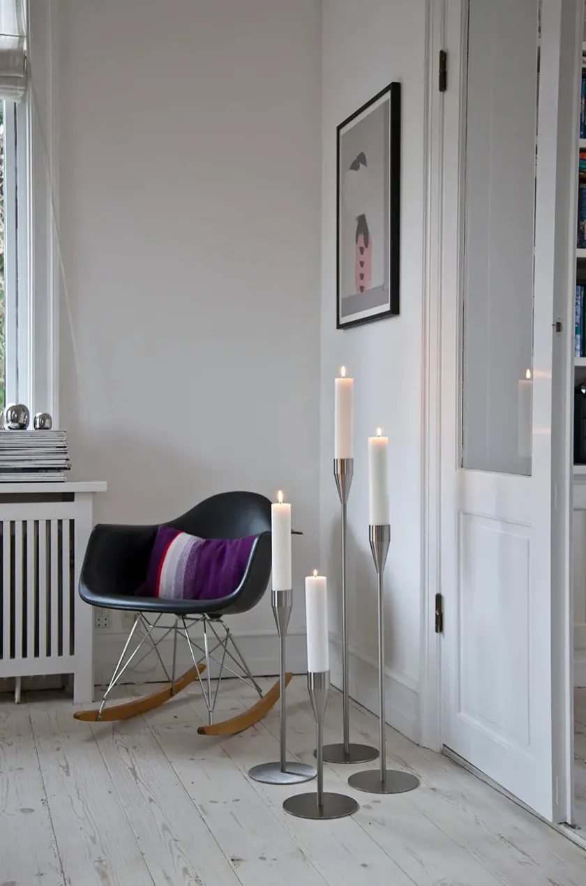 Piet Hein Lysestager<Mars Lysestage, sort fra