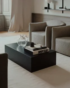 New Works Sofaborde<Mass Coffee Table High, black fra