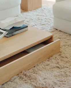 New Works Sofaborde<Mass Coffee Table Wide, oak fra