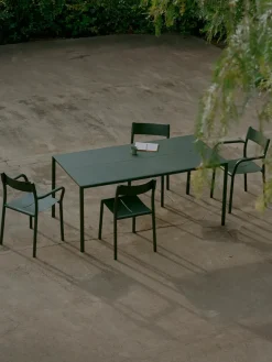 New Works Havestole<May Armchair, dark green fra