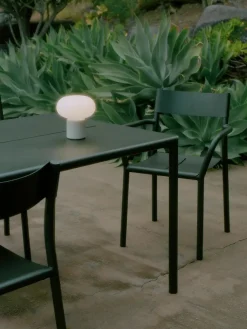 New Works Havestole<May Chair, dark green fra