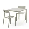 New Works Havemøbelsæt<May sæt, 2 stole og bord 85x85 i light grey fra