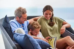 Cane-line Udendørs Loungemøbler<Mega Daybed, højre, inkl. hyndesæt fra