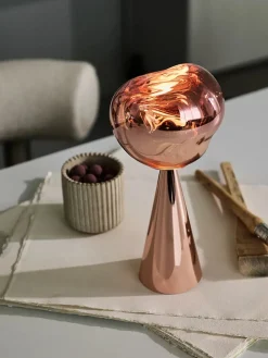 Tom Dixon Portable Lamper|Spots<Melt Portable Bordlampe, copper fra