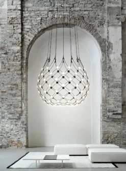 Luceplan Pendler|Spots<Mesh LED pendel Ø100 fra