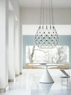 Luceplan Pendler|Spots<Mesh LED pendel Ø100 fra