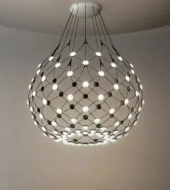 Luceplan Pendler|Spots<Mesh LED pendel Ø80 fra