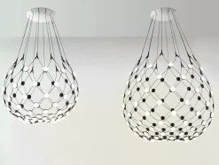 Luceplan Pendler|Spots<Mesh LED pendel Ø80 fra