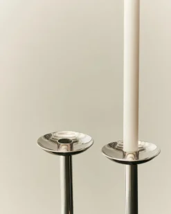 Louise Roe Lysestager<Metal Champagne Candle Holder fra