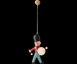 Maileg Juletræspynt<Metal ornament, Gris - rød fra