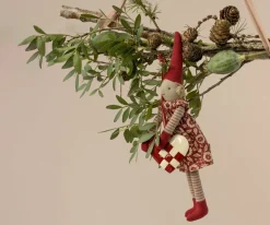 Maileg Nisser|Juletræspynt<Metal ornament, Nisse med Stearinlys fra
