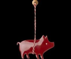 Maileg Nisser|Juletræspynt<Metal ornament, Nisse med Stearinlys fra