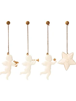 Maileg Juletræspynt<Metalophæng sæt, O Holy Night fra