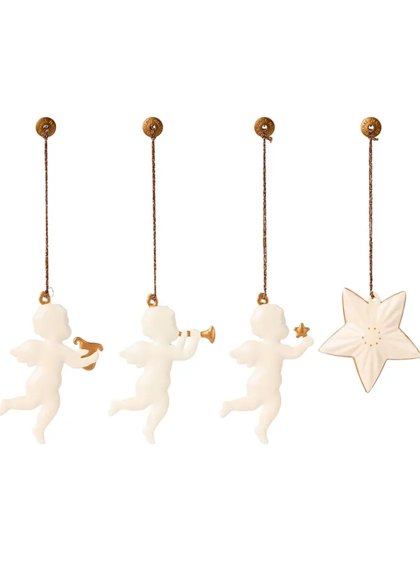 Maileg Juletræspynt<Metalophæng sæt, O Holy Night fra