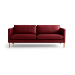 Mogens Hansen Sofaer<MH276 4 pers. sofa i Baltique anilinlæder fra