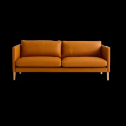Mogens Hansen Sofaer<MH276 4 pers. sofa i Baltique anilinlæder fra
