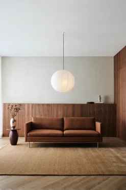 Mogens Hansen Sofaer<MH276 4 pers. sofa i Baltique anilinlæder fra