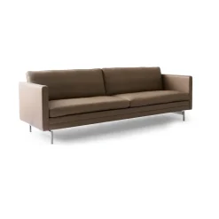 Mogens Hansen Sofaer<MH276 4 pers. sofa i Baltique anilinlæder fra