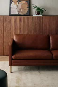 Mogens Hansen Sofaer<MH276 4 pers. sofa i Re-Wool fra