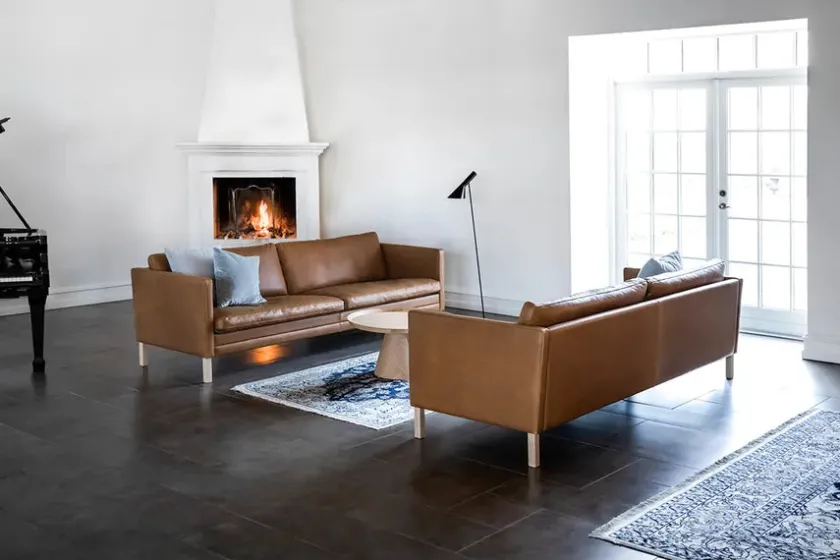 Mogens Hansen Sofaer<MH2614/MH2615 sofa, Frej læder fra
