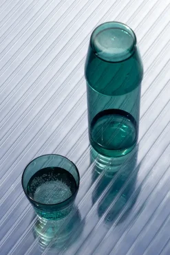 Nine Kander|Service<Milk, set of 1 carafe + 2 glasses, clear fra