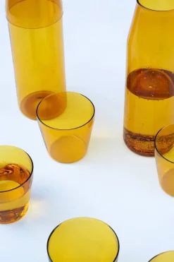 Nine Kander|Service<Milk, set of 1 carafe + 2 glasses, grey fra