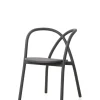 Stellar Works Spisebordsstole<Ming Aluminium Chair, black fra