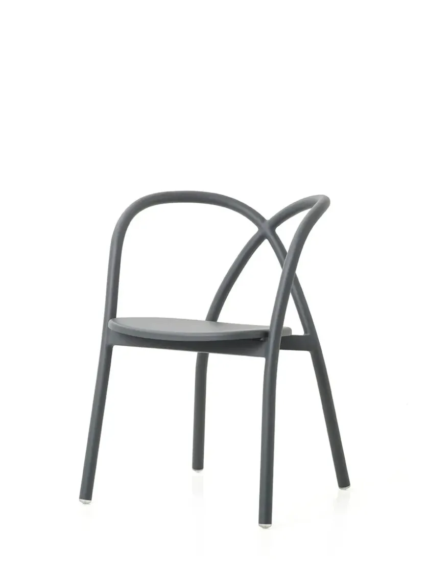 Stellar Works Spisebordsstole<Ming Aluminium Chair, grey fra