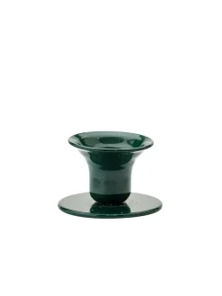 Kunstindustrien Lysestager<Mini Bell lysestage, mosgrøn fra