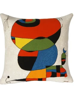 Poulin Design Puder Og Plaider|Puder<Miro Femme, Oiseau, Étoile Extrait nr. 1 pude fra