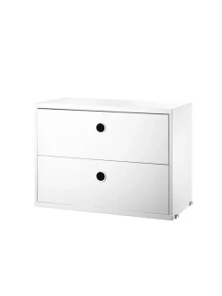 String Furniture Reolsystemer<Modul m. To Skuffer, B58 fra String