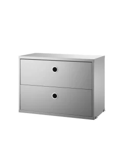 String Furniture Reolsystemer<Modul m. To Skuffer, B58 fra String