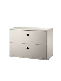 String Furniture Reolsystemer<Modul m. To Skuffer, B58 fra String