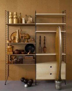 String Furniture Reolsystemer<Modul m. To Skuffer, B78 fra String