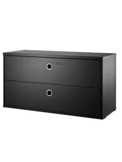 String Furniture Reolsystemer<Modul m. To Skuffer, B78 fra String