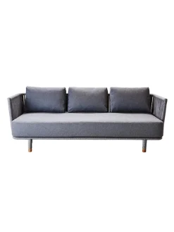 Cane-line Udendørs Loungemøbler<Moments 3 pers. Sofa inkl. hynder fra