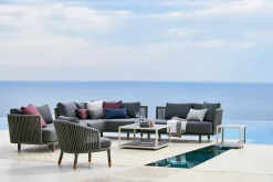 Cane-line Udendørs Loungemøbler<Moments 2 pers. Sofamodul inkl. hynder fra