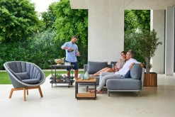 Cane-line Udendørs Loungemøbler<Moments 2 pers. Sofamodul inkl. hynder fra