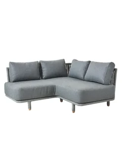 Cane-line Udendørs Loungemøbler<Moments Hjørnemodul inkl. hynder fra