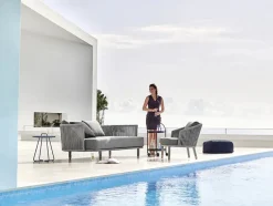 Cane-line Udendørs Loungemøbler|Havestole<Moments Loungestol inkl. hynder fra