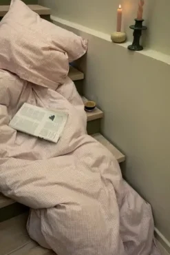 Juna Tekstiler Til Soveværelset<Monochrome Lines Sengetøj, okker/hvid fra