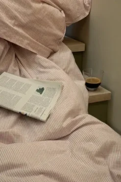 Juna Tekstiler Til Soveværelset<Monochrome Lines Sengetøj, okker/hvid fra