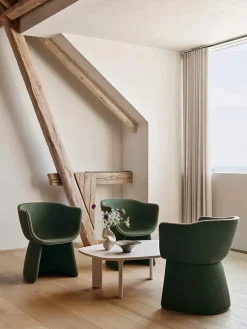 Fritz Hansen Lænestole<Monolit Lounge Chair fra
