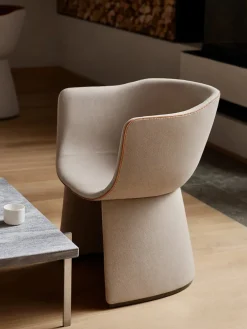 Fritz Hansen Lænestole<Monolit Lounge Chair m. Keder fra