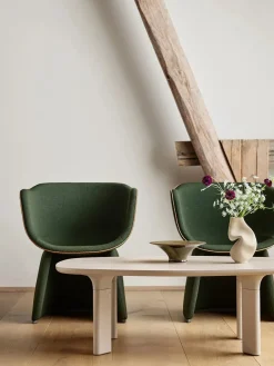 Fritz Hansen Lænestole<Monolit Lounge Chair m. Keder fra